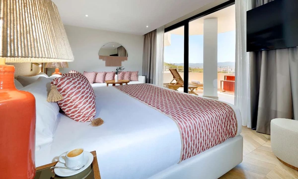 Guest room at TRS Ibiza Hotel
