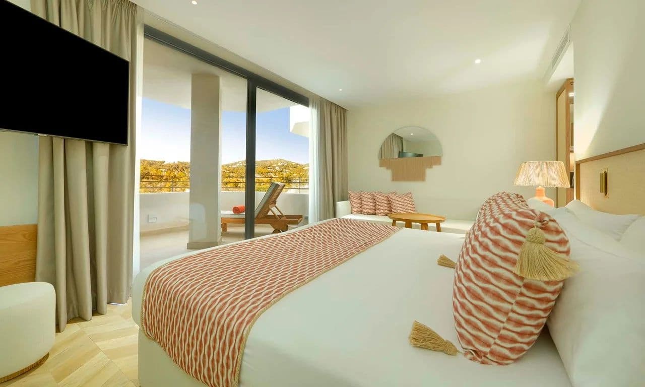 Guest room at TRS Ibiza Hotel