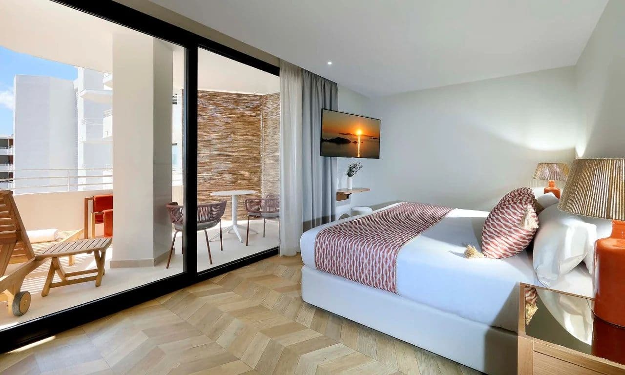 Guest room at TRS Ibiza Hotel