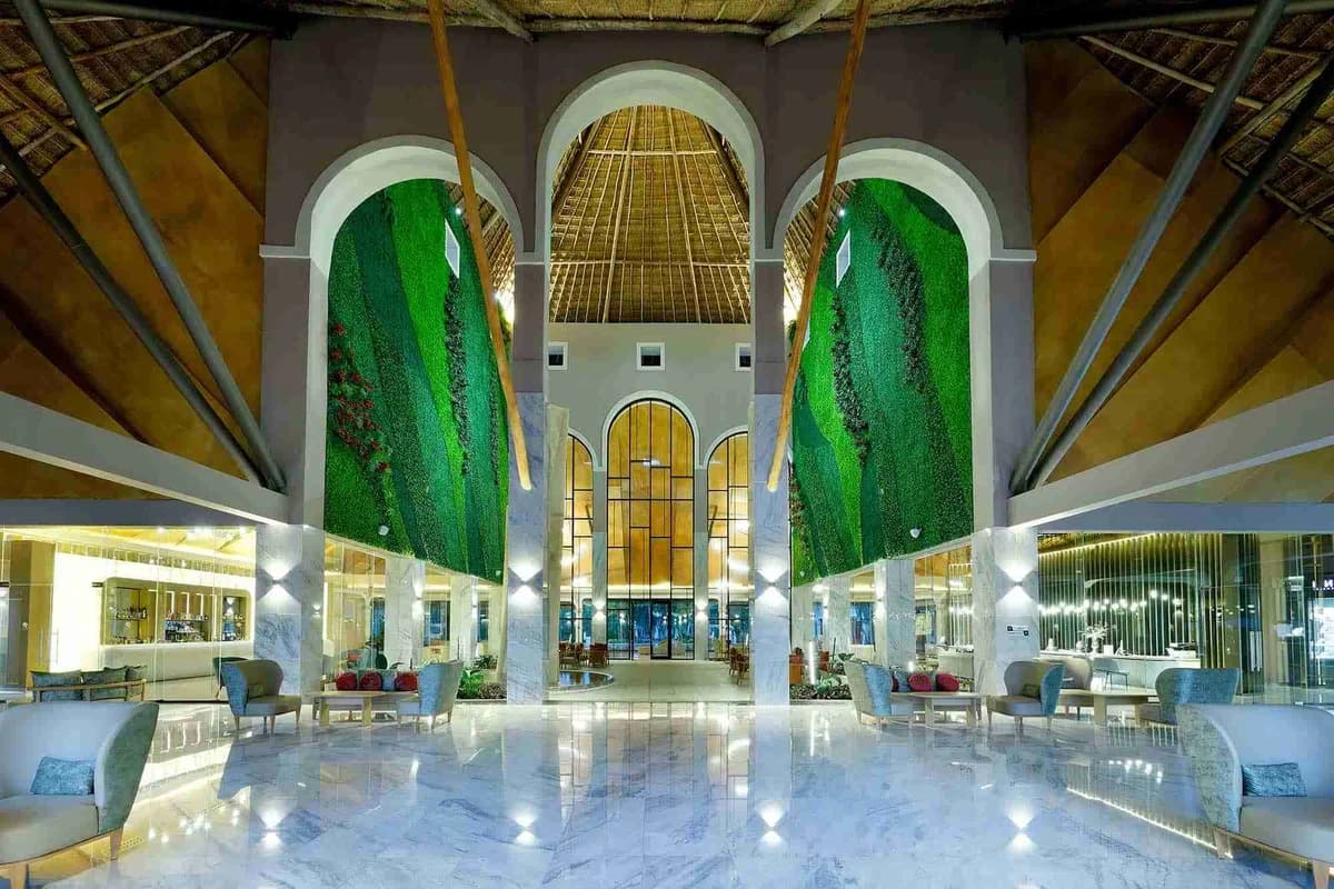 TRS Yucatan Hotel lobby with contemporary design