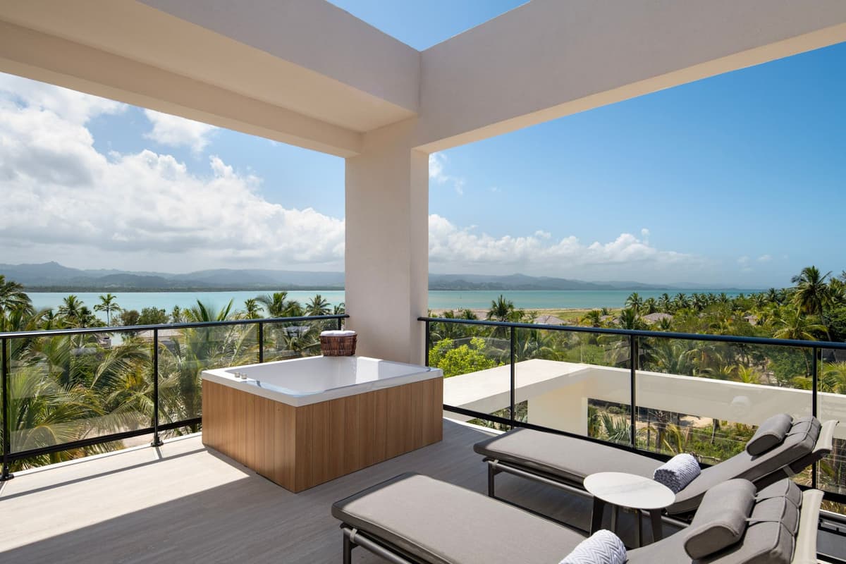 One Bedroom Suite with jacuzzi terrace at Zemi Miches