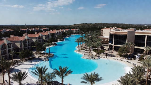 This Texas Resort Just Added a 2.2-Acre Beach Lagoon — in the Middle of Hill Country