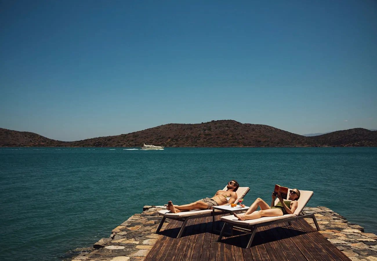 Resort exterior at Domes Aulūs Elounda, Curio Collection by Hilton