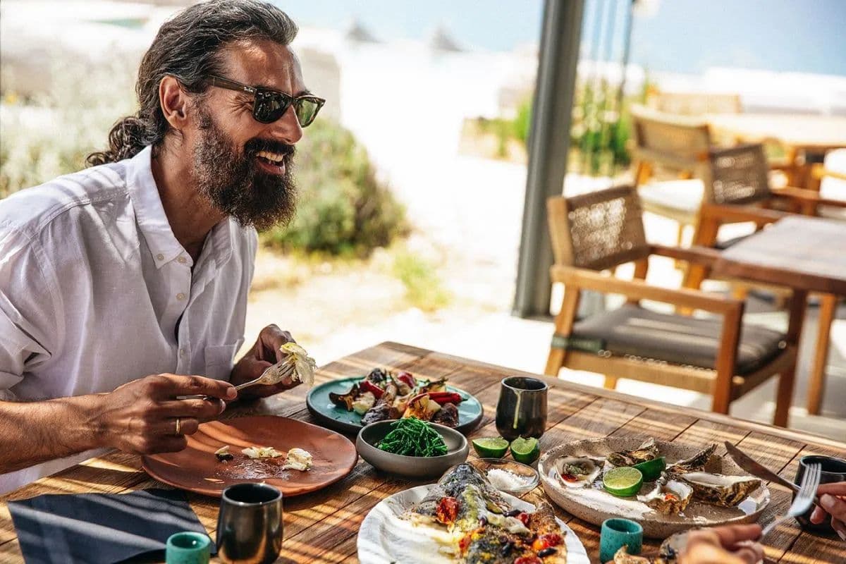 Domes White Coast Milos, Adults Only Dining & Restaurants