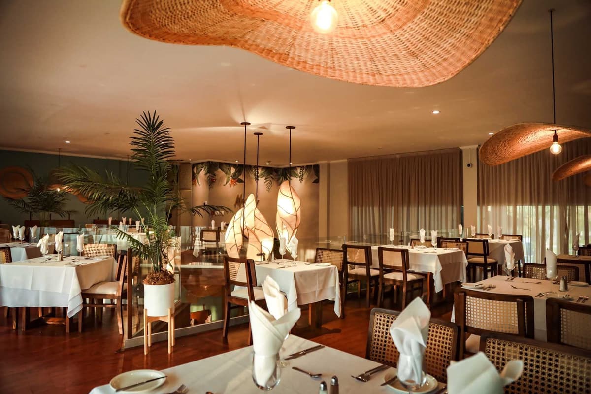 Macondo Latin American a la carte restaurant interior at Fiesta Resort