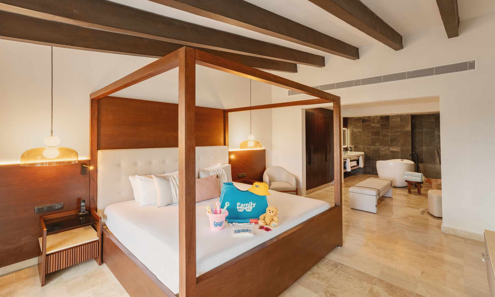 Family Selection Ambassador Suite with two king beds and jacuzzi terrace