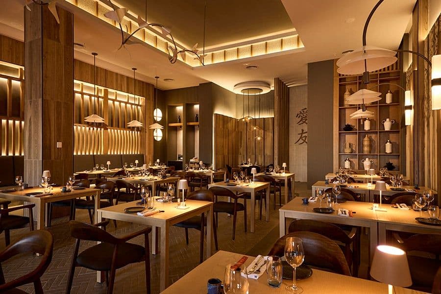 Restaurant at Hotel Riu Palace Aquarelle