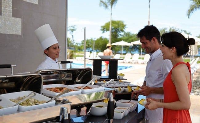 Swimming pool area at Hotel Riu Palace Costa Rica