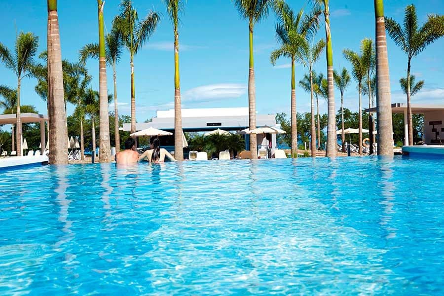 Swimming pool area at Hotel Riu Palace Costa Rica