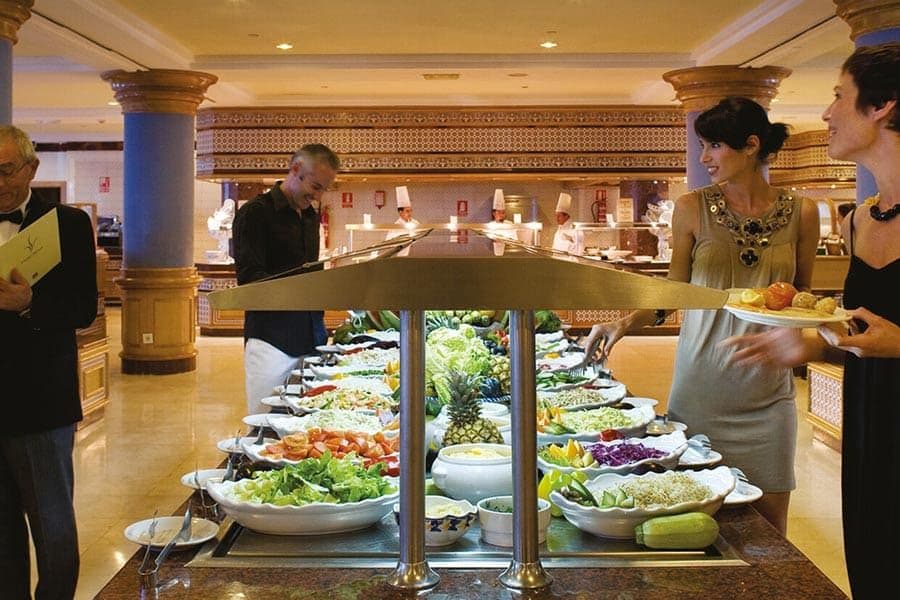 Restaurant at Hotel Riu Palace Tres Islas