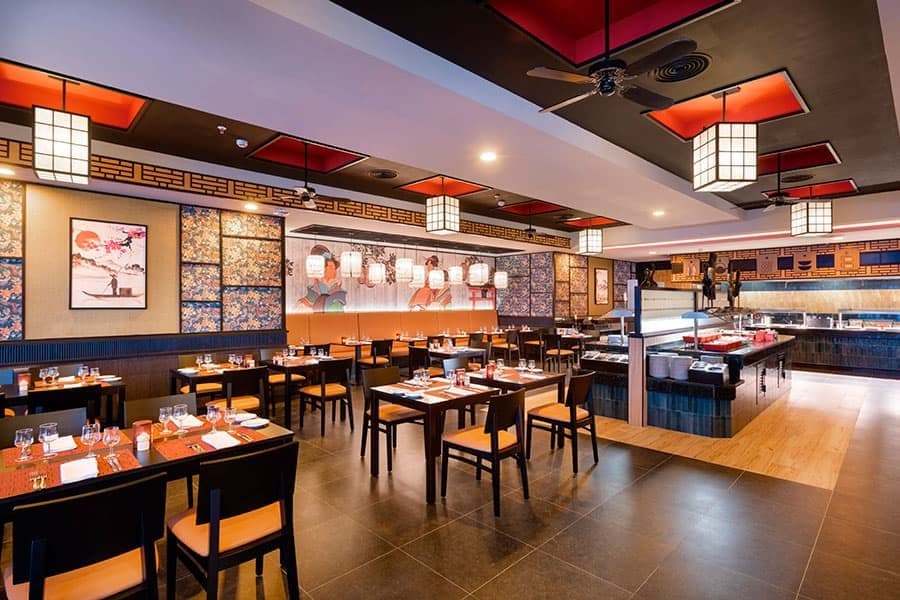 Restaurant at Hotel Riu Paraiso Lanzarote