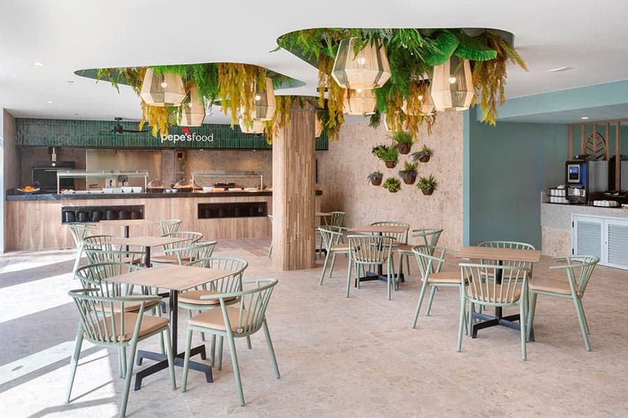 Restaurant at Hotel Riu Paraiso Lanzarote