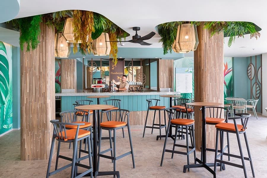 Restaurant at Hotel Riu Paraiso Lanzarote