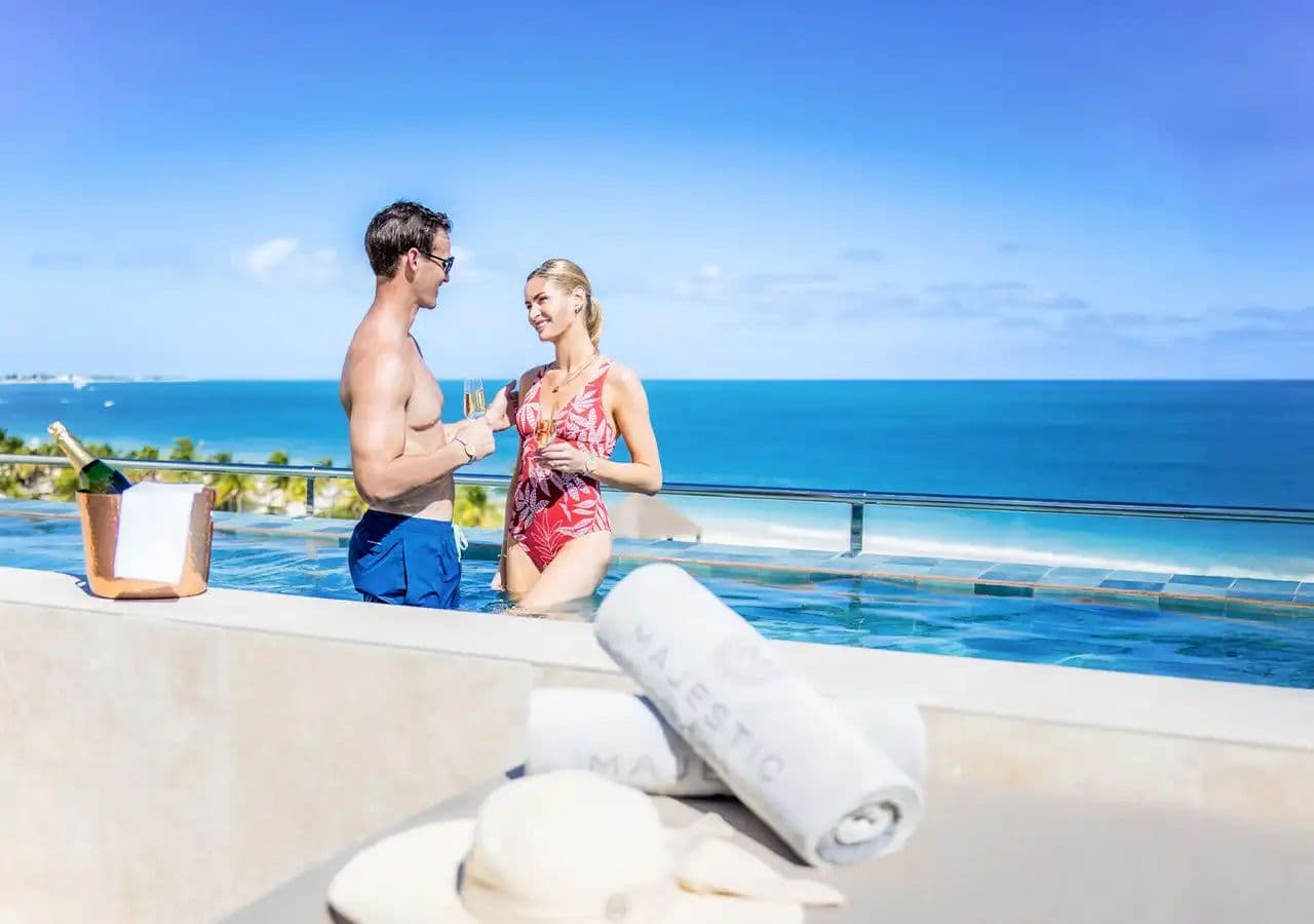 Resort exterior at Majestic Mirage Costa Mujeres - All-Suite Resort