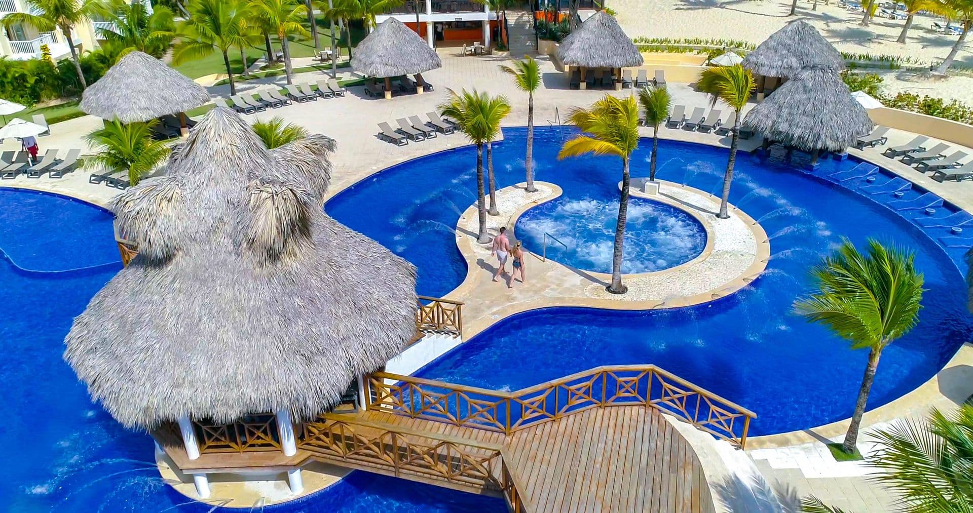 Swimming pool area at Occidental Caribe