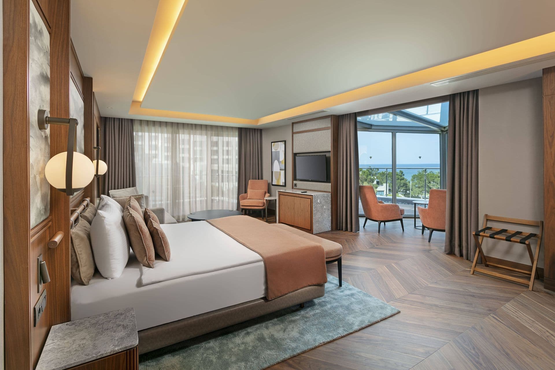 Guest room at Rixos Sungate - The Land Of Legends Access