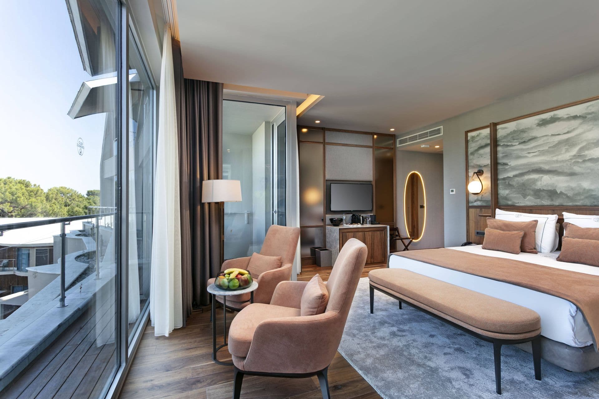 Guest room at Rixos Sungate - The Land Of Legends Access