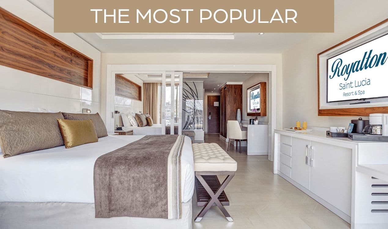 Guest room at Royalton Saint Lucia, Autograph Collection All-Inclusive Resort