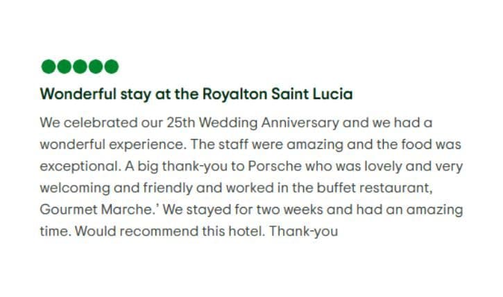 Guest room at Royalton Saint Lucia, Autograph Collection All-Inclusive Resort