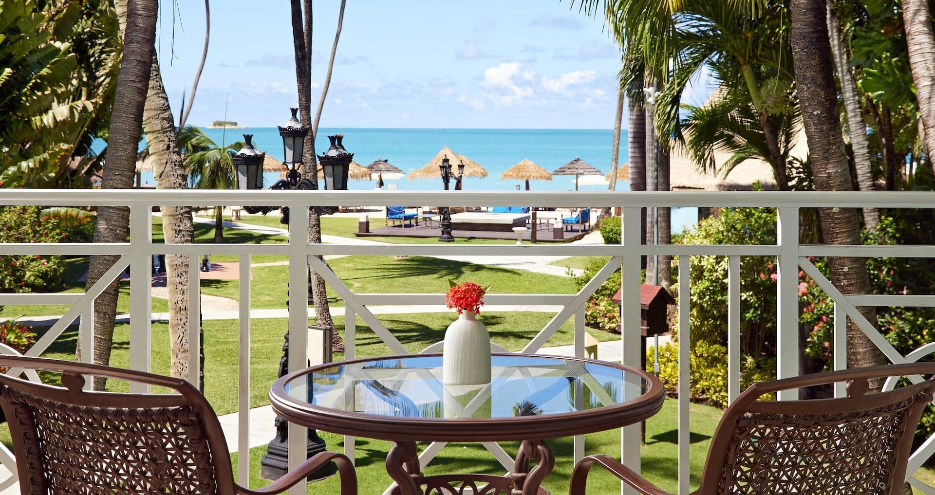 Resort exterior at Sandals Grande Antigua Resort & Spa