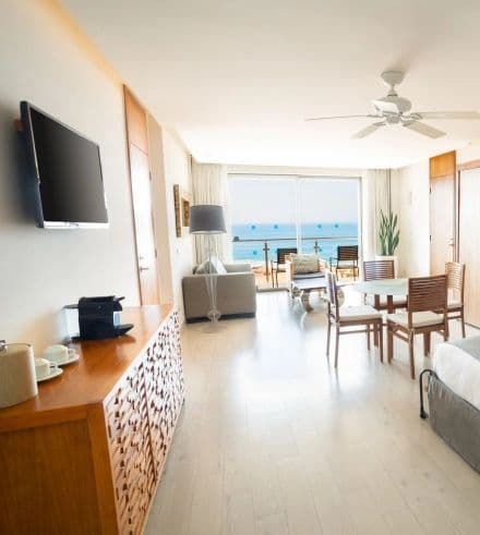 Guest room at Sandos Finisterra All Inclusive