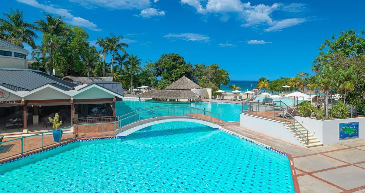 Resort exterior at Beaches Negril Resort & Spa