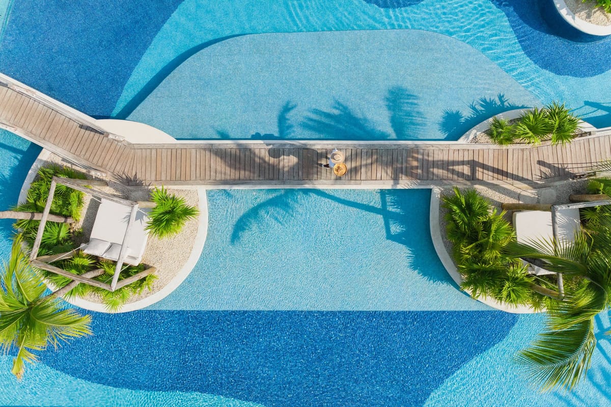 Swimming pool at Excellence Playa Mujeres