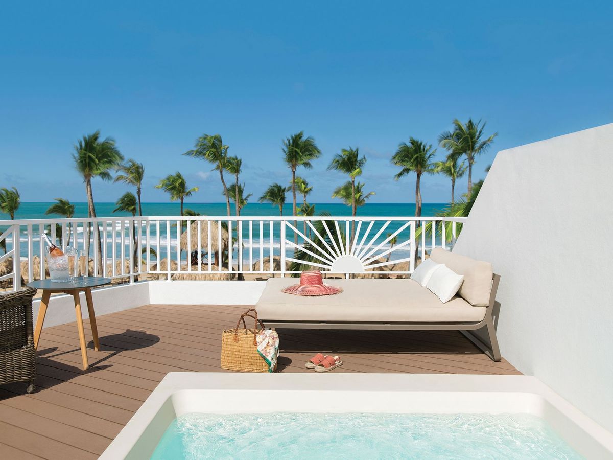 Guest room at Excellence Punta Cana