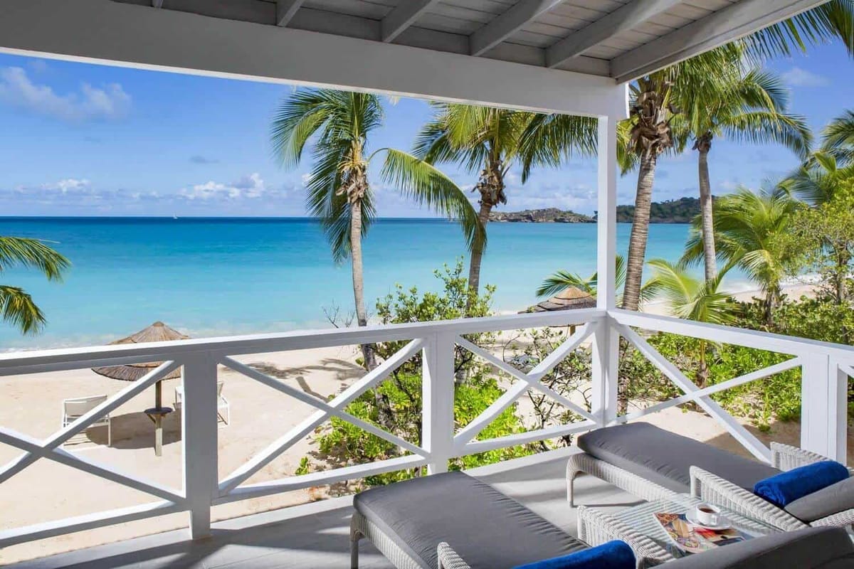 Guest room at Galley Bay Resort & Spa