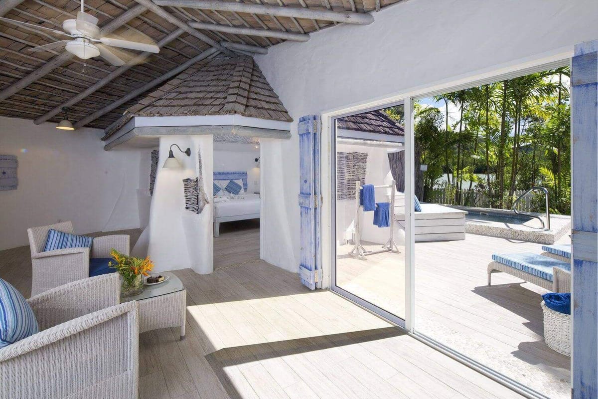 Guest room at Galley Bay Resort & Spa