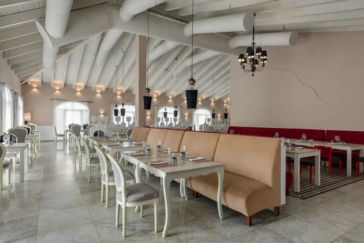 Portofino Italian restaurant at Grand Palladium Punta Cana beachfront with Mediterranean atmosphere
