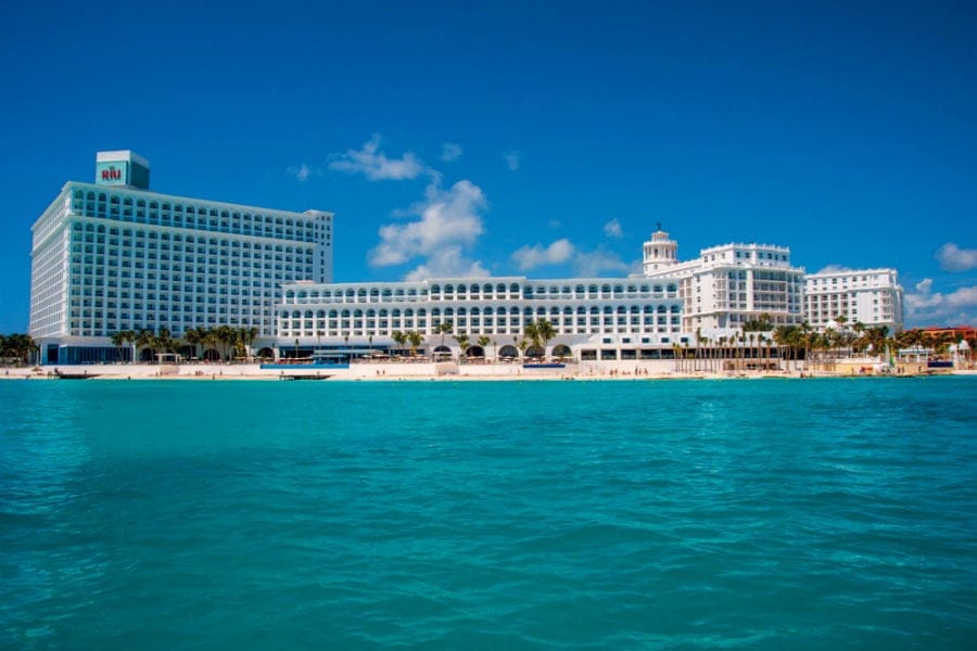Beach at Hotel Riu Cancun