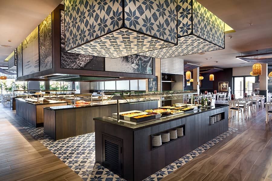 Restaurant at Hotel Riu Chiclana