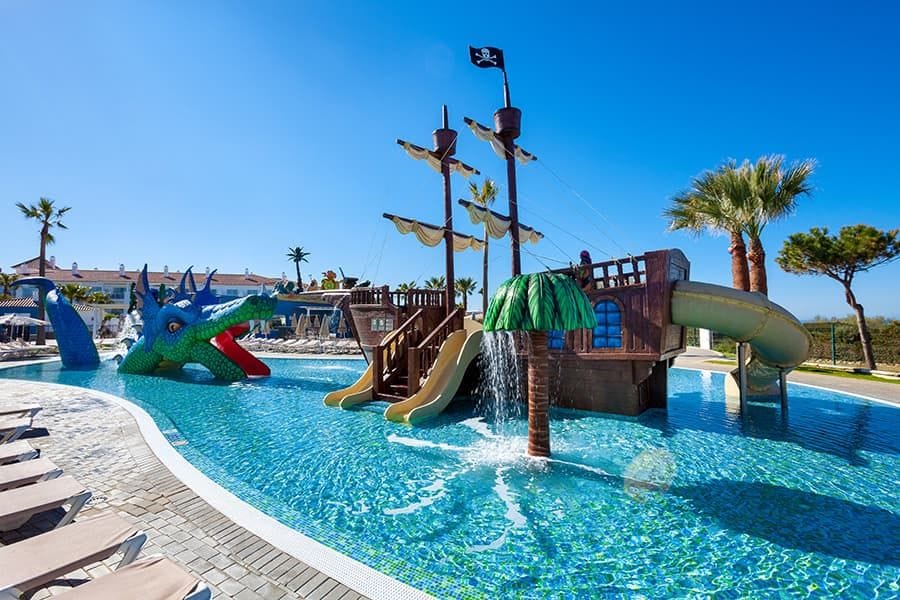 Swimming pool area at Hotel Riu Chiclana