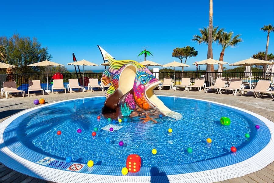 Swimming pool area at Hotel Riu Chiclana