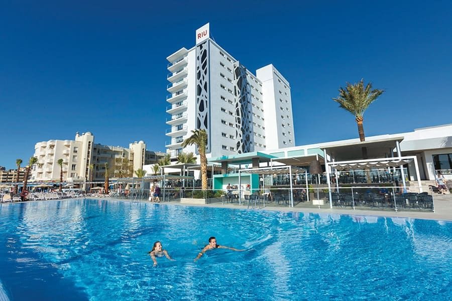 Swimming pool area at Hotel Riu Costa del Sol