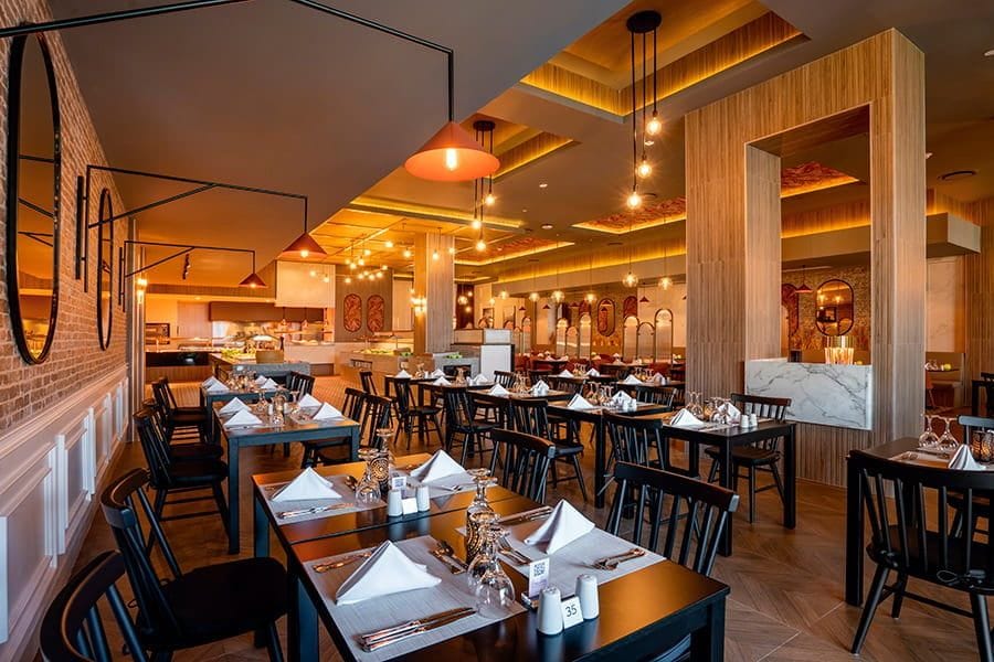 Restaurant at Hotel Riu Latino