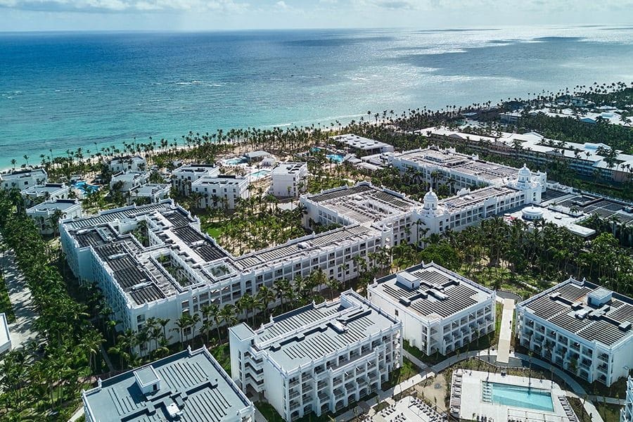 Resort exterior at Hotel Riu Naiboa