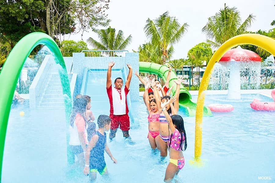Swimming pool area at Hotel Riu Ocho Rios