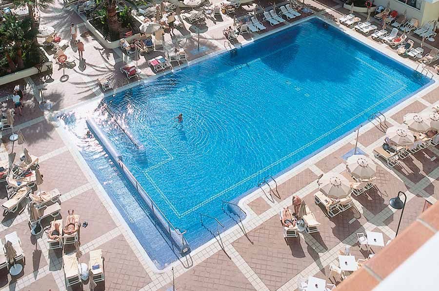 Swimming pool area at Hotel Riu Oliva Beach Resort