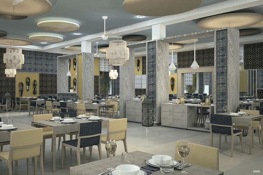 Restaurant at Hotel Riu Palace Boavista