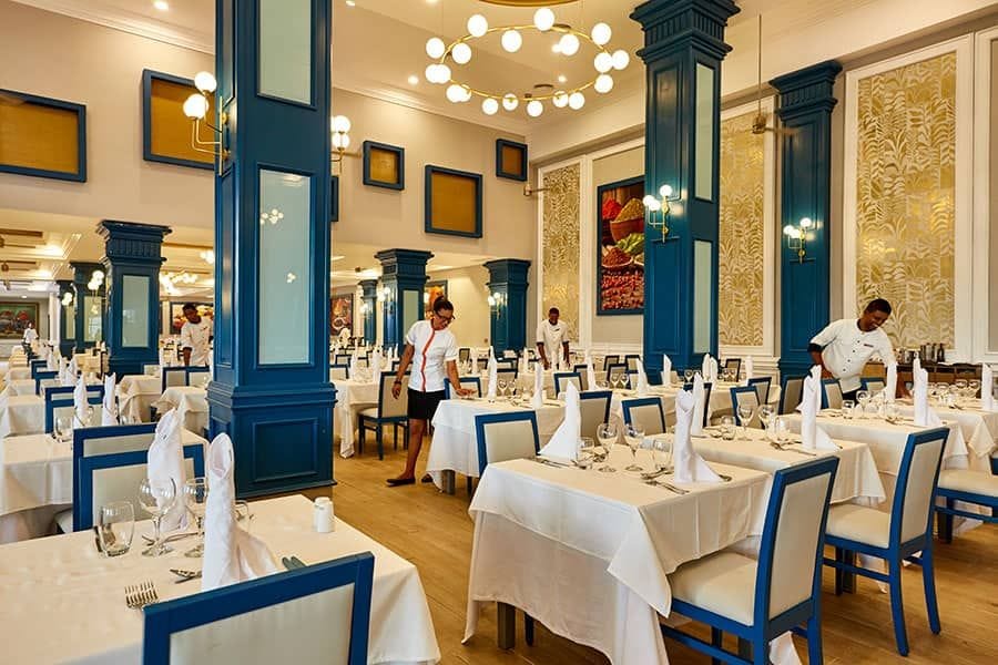 Restaurant at Hotel Riu Palace Punta Cana