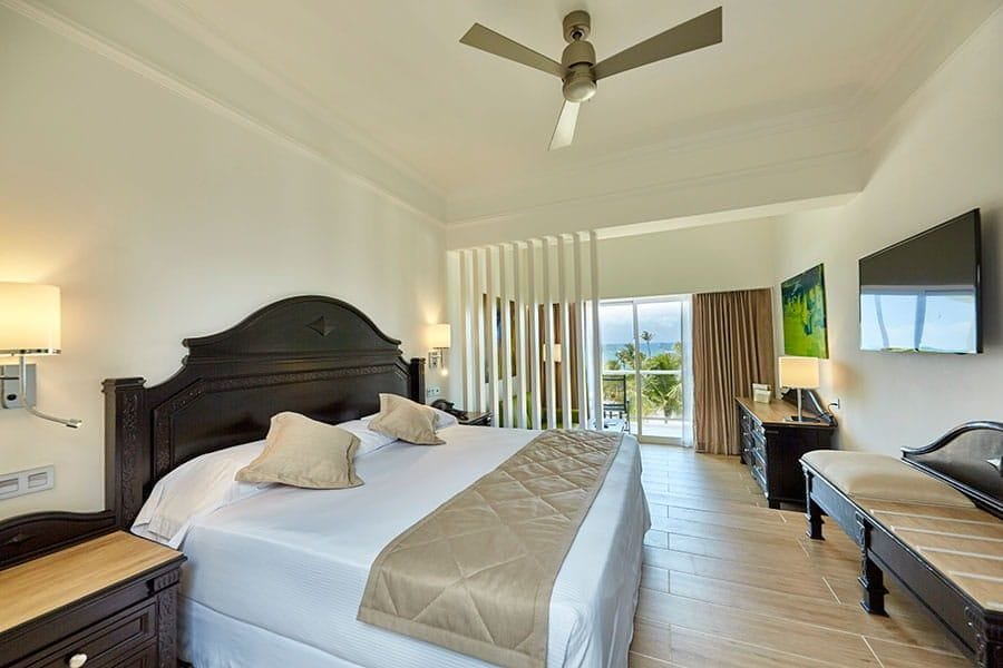Guest room at Hotel Riu Palace Punta Cana