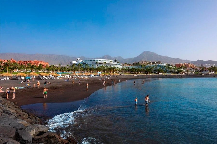 Beach at Hotel Riu Palace Tenerife
