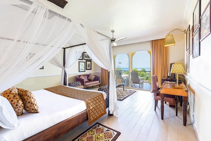 Guest room at Hotel Riu Palace Zanzibar