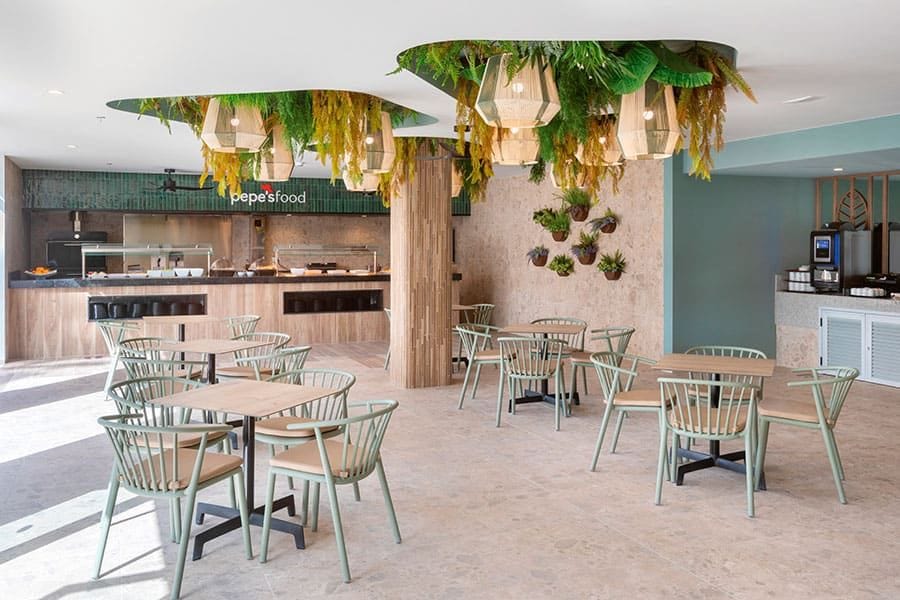 Restaurant at Hotel Riu Paraiso Lanzarote