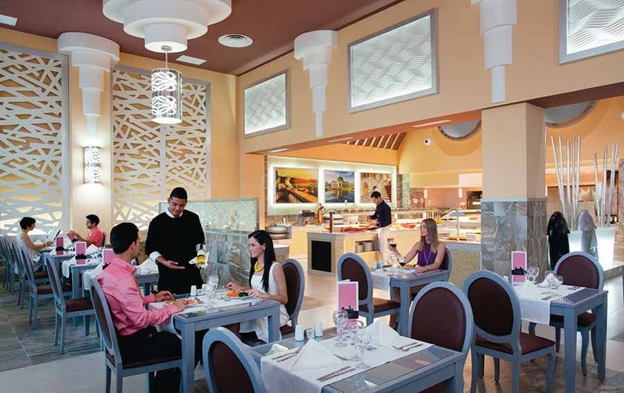 Restaurant at Hotel Riu Playa Blanca