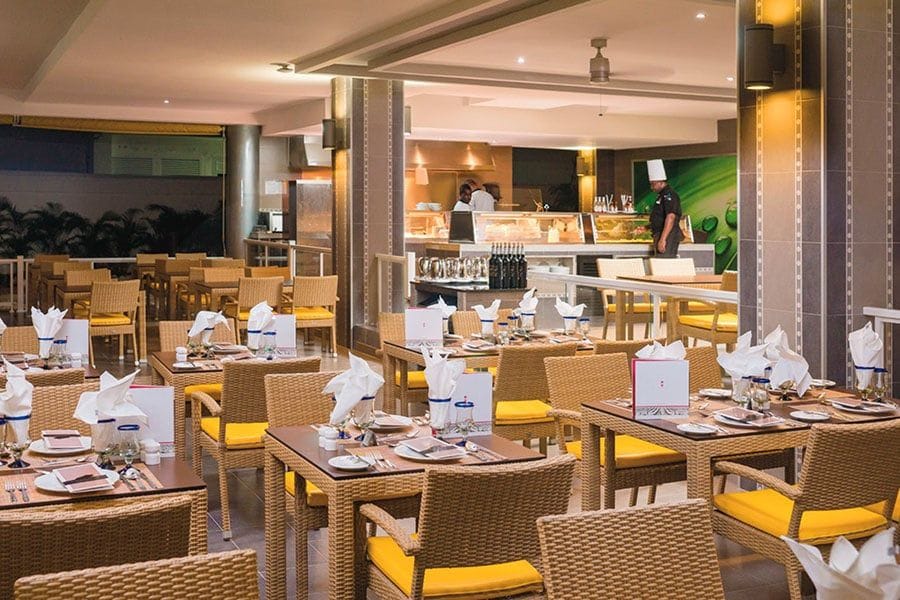 Restaurant at Hotel Riu Reggae