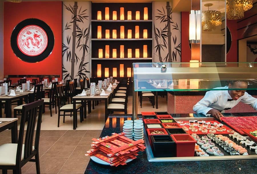 Restaurant at Hotel Riu Reggae