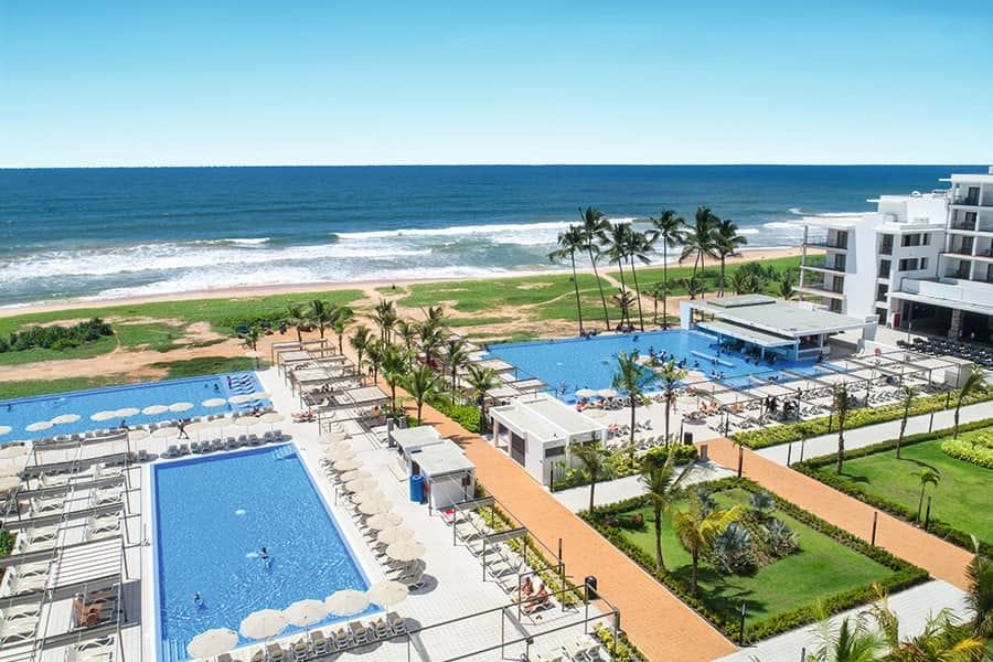 Swimming pool area at Hotel Riu Sri Lanka